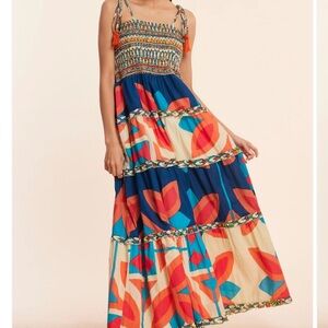 Modaposa Dianora Dress in Moroccan Combo